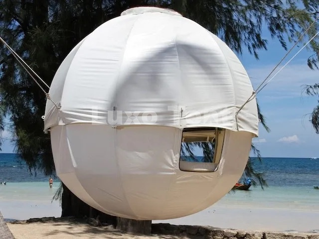casa da árbore tenda de cúpula da árbore