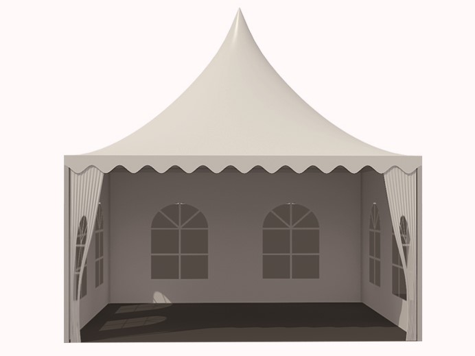 5x5 aluminum frame pvc canopy pagoda marquee event tent