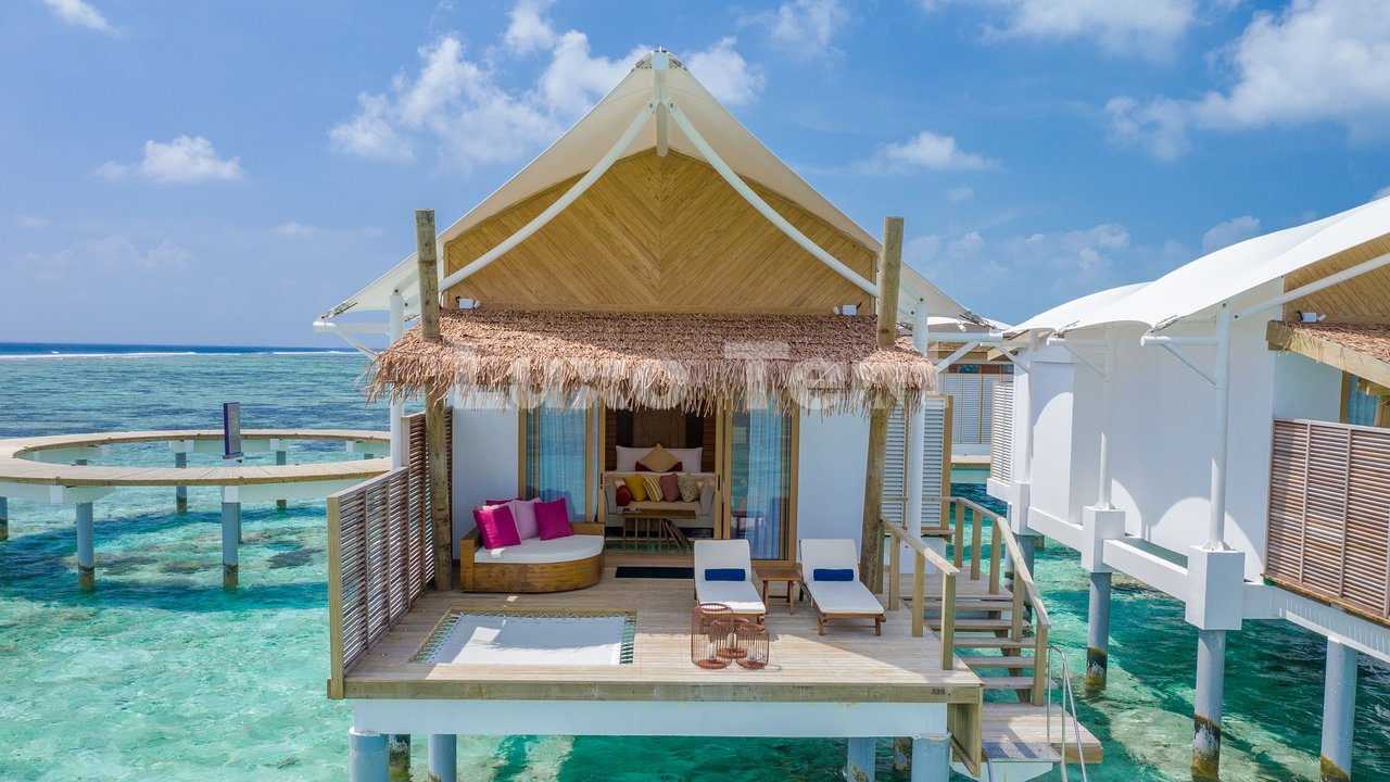 Hotel per tende con struttura a membrana personalizzata alle Maldive3