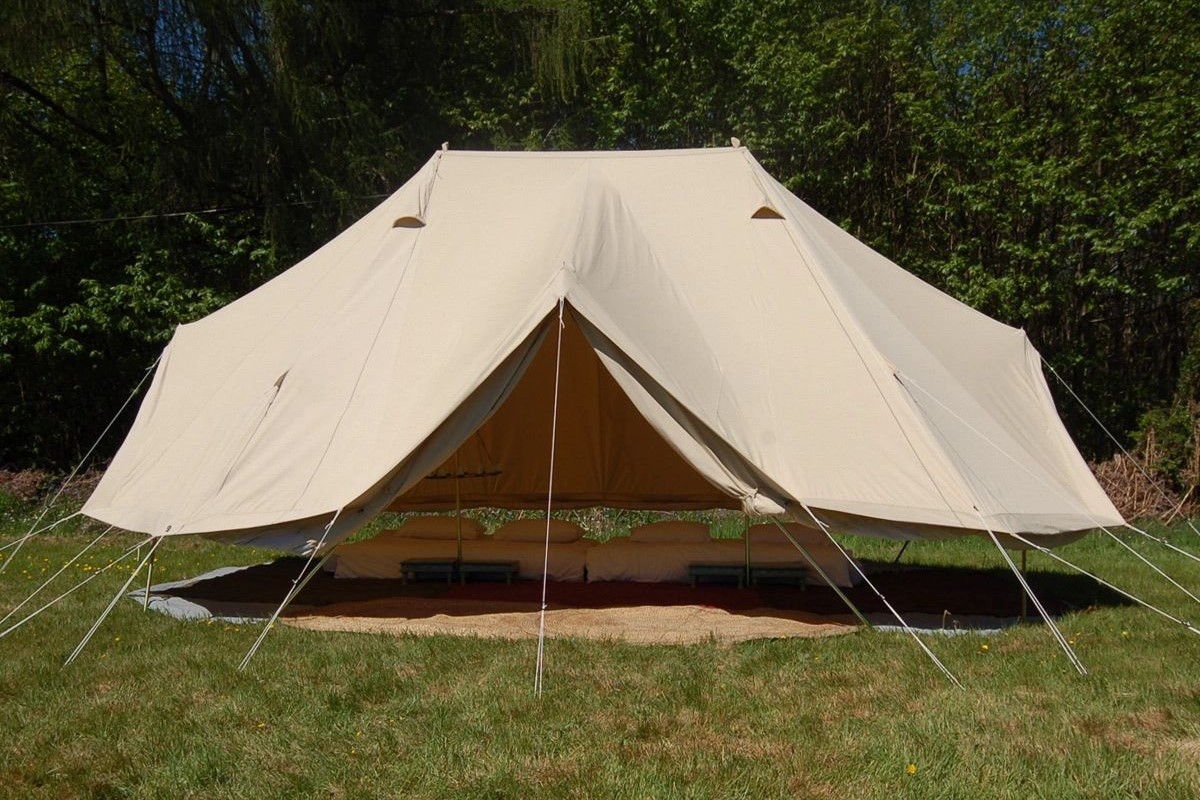 Lều chuông hoàng đế bằng vải bạt dùng cho cắm trại