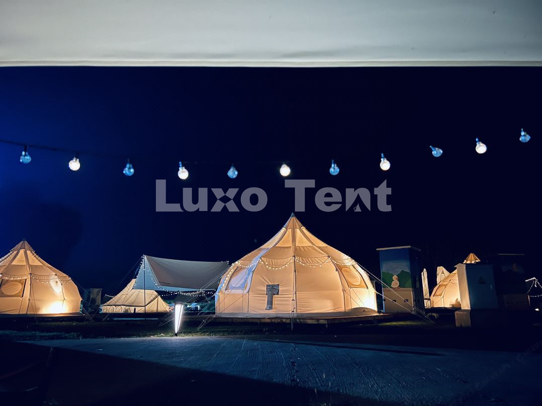 camping lotus bell tent