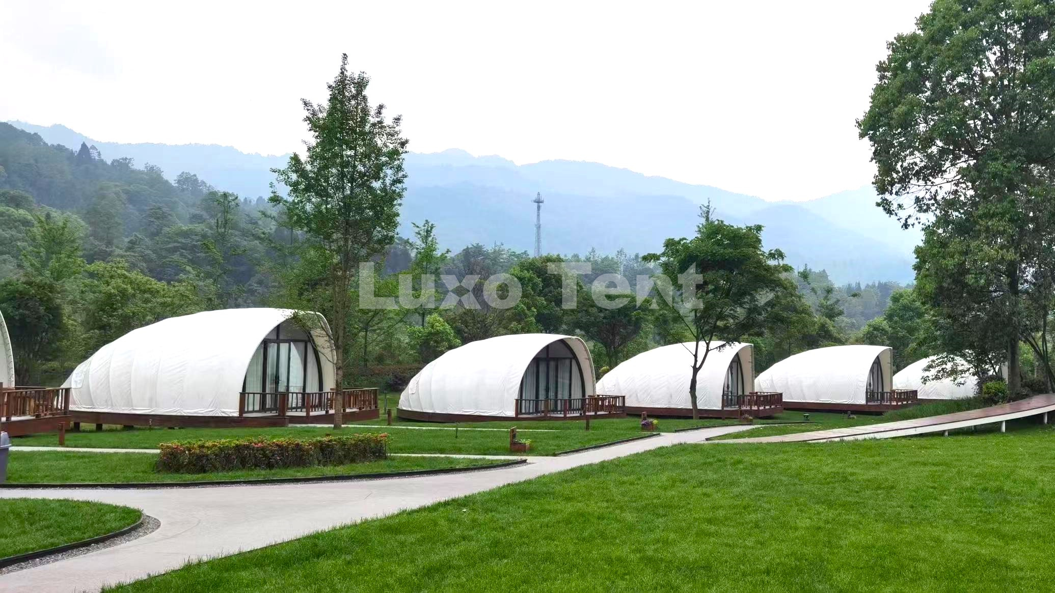 glamping hotel tent house