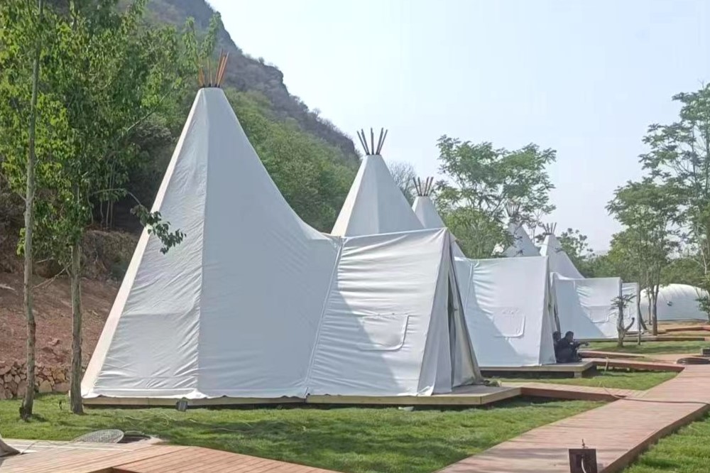 Oxford fabrac indian tipi hotel tent house