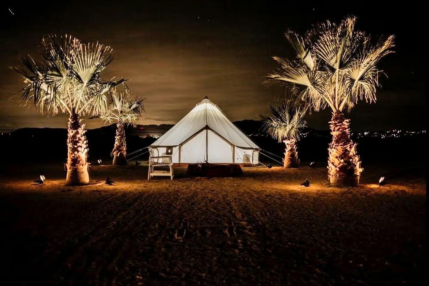 Desert hotel tent