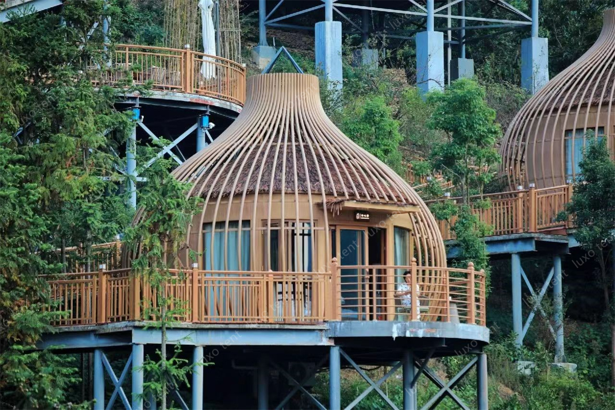 Ultimate Luxury glamping Birdcage Hotel Tent