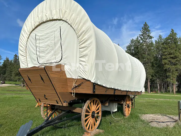 glamping carriage wagon tent14