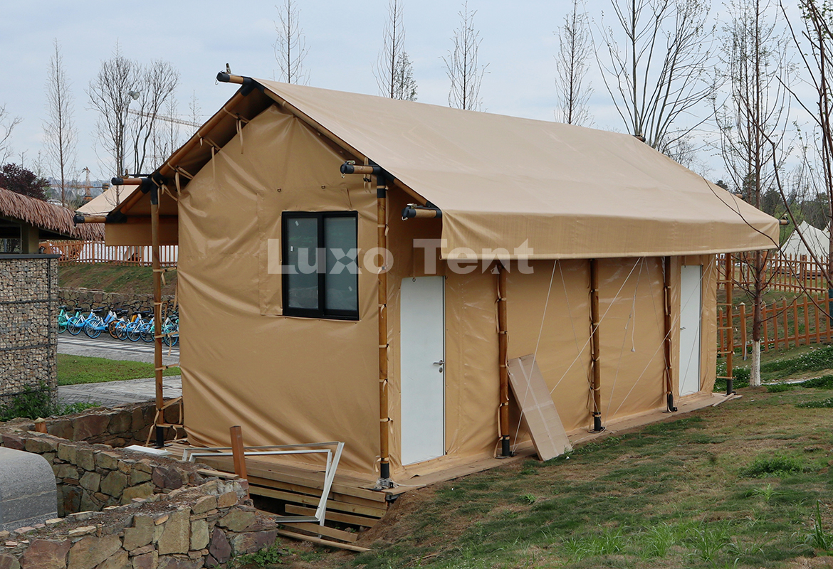 glamping safari tent house