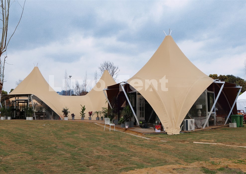 large conjoined pvdf tipi tent3
