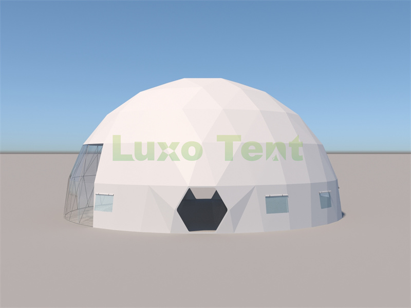 20m large geodesic event dome tent for trade show