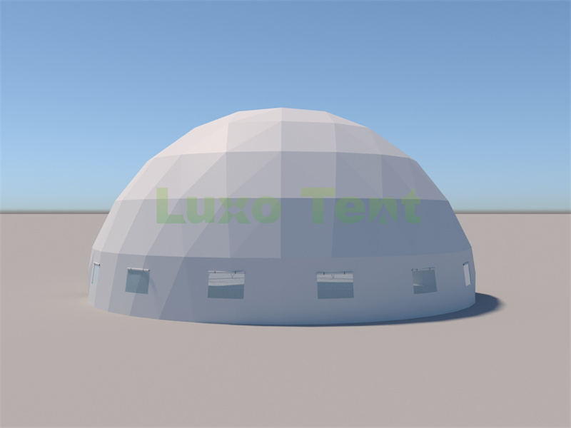 20m large geodesic event dome tent for trade show