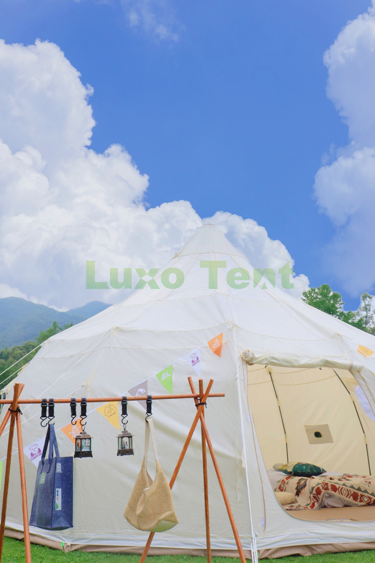 5m camping lotus belle tent